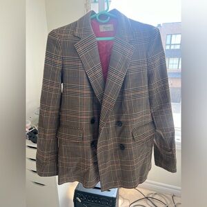 Blazer plaid paris fashion week 2016